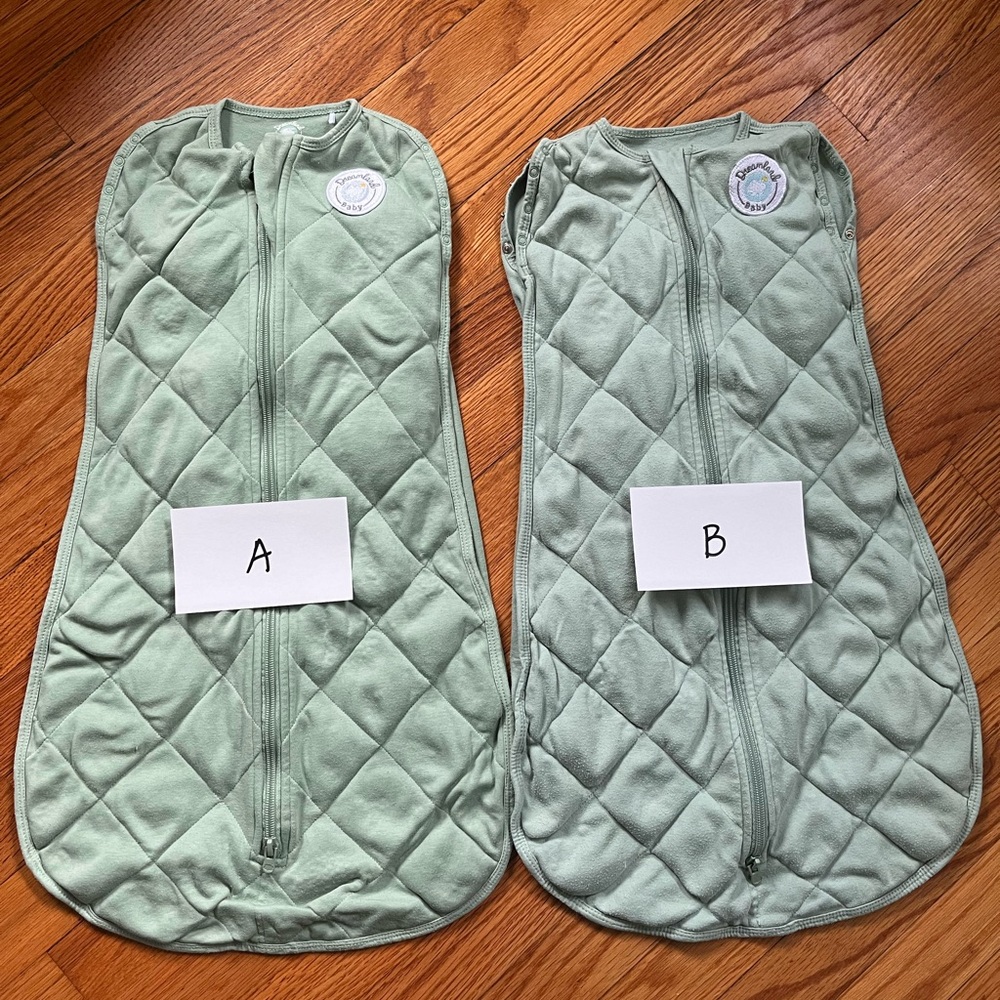 2 Dreamland Baby sleep sacks